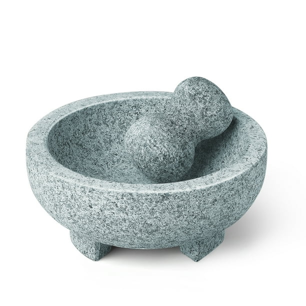 Spice Made for a lifetime Ebuns Kitchen Molcajete Grinder Masher Bowl and Holder For Food Cooking and Grain Garlic Mortar and Pestle Set In Solid Unpolished Heavy Granite Stone Herb Guacamole Spice Made for a lifetime Ebuns Kitchen Molcajete Grinder Masher Bowl and Holder For Food Cooking and Grain Garlic Mortar and Pestle Set In Solid Unpolished Heavy Granite Stone Herb Guacamole